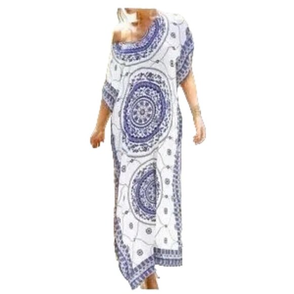 Cupshe Boho Print Maxi Lounge Dress Cover UP Beach Dress Size OS - Picture 1 of 16